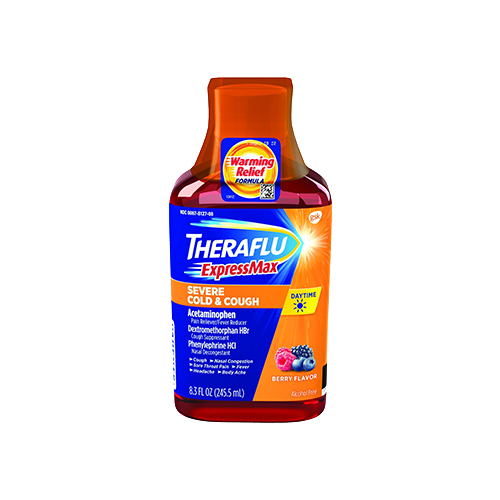 Theraflu Express Max Severe Cold & Flu, Day Time Syrup 8.3 fl oz