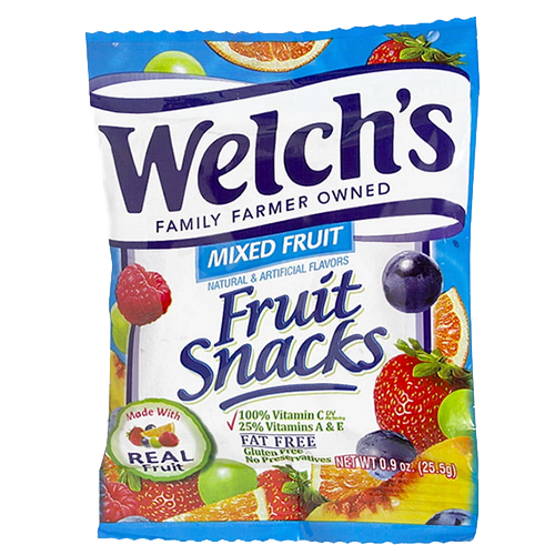 Welch's Fruit Snack Mixed Fruit 4 oz.